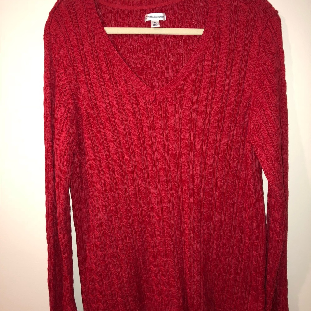Red Croft & Barrow Sweater